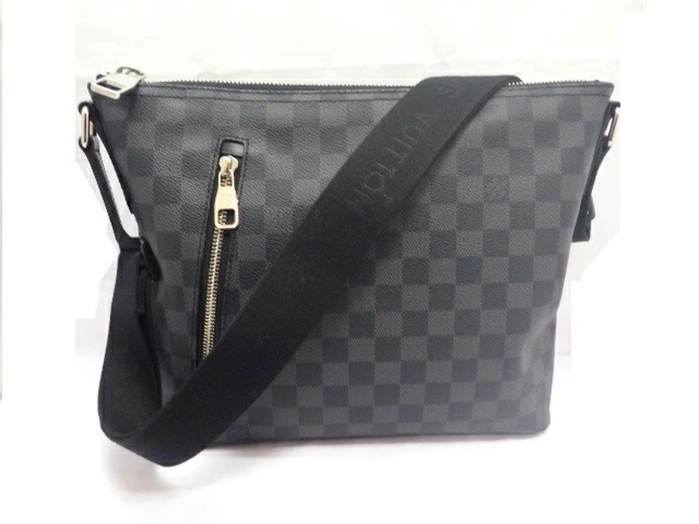 LOUIS VUITTON Mick Shoulder Bag Damier Graphite Black